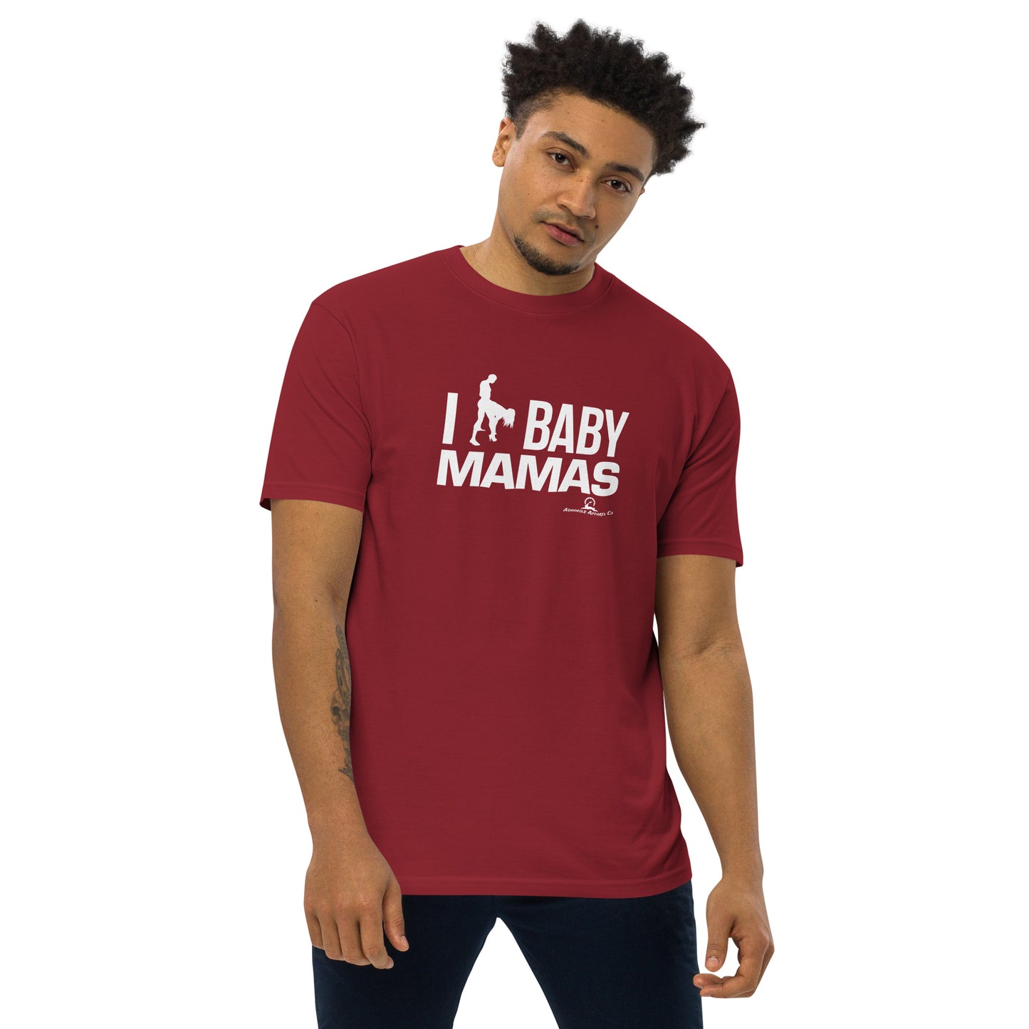 "I ** Baby Mamas" Men’s premium heavyweight tee