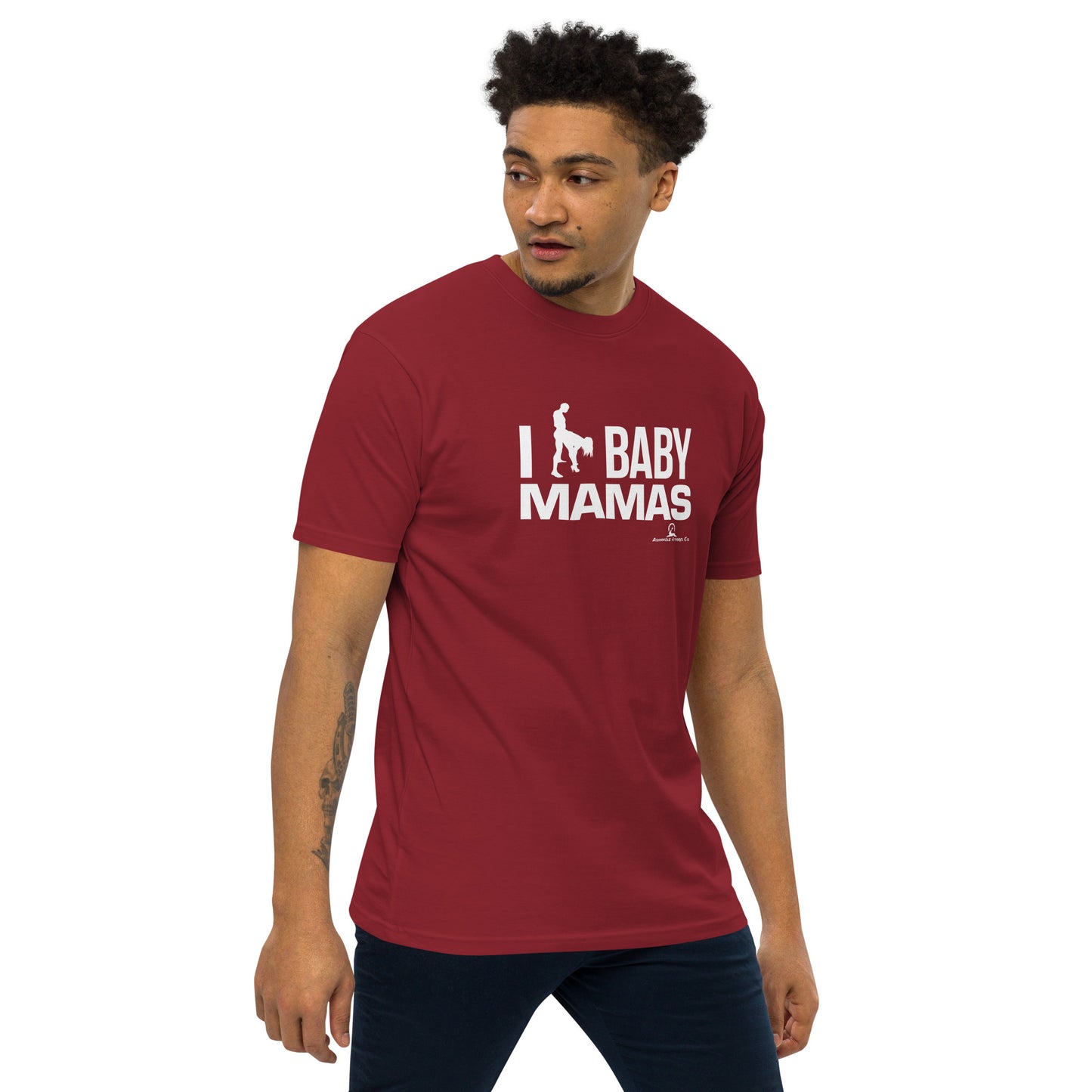 "I ** Baby Mamas" Men’s premium heavyweight tee