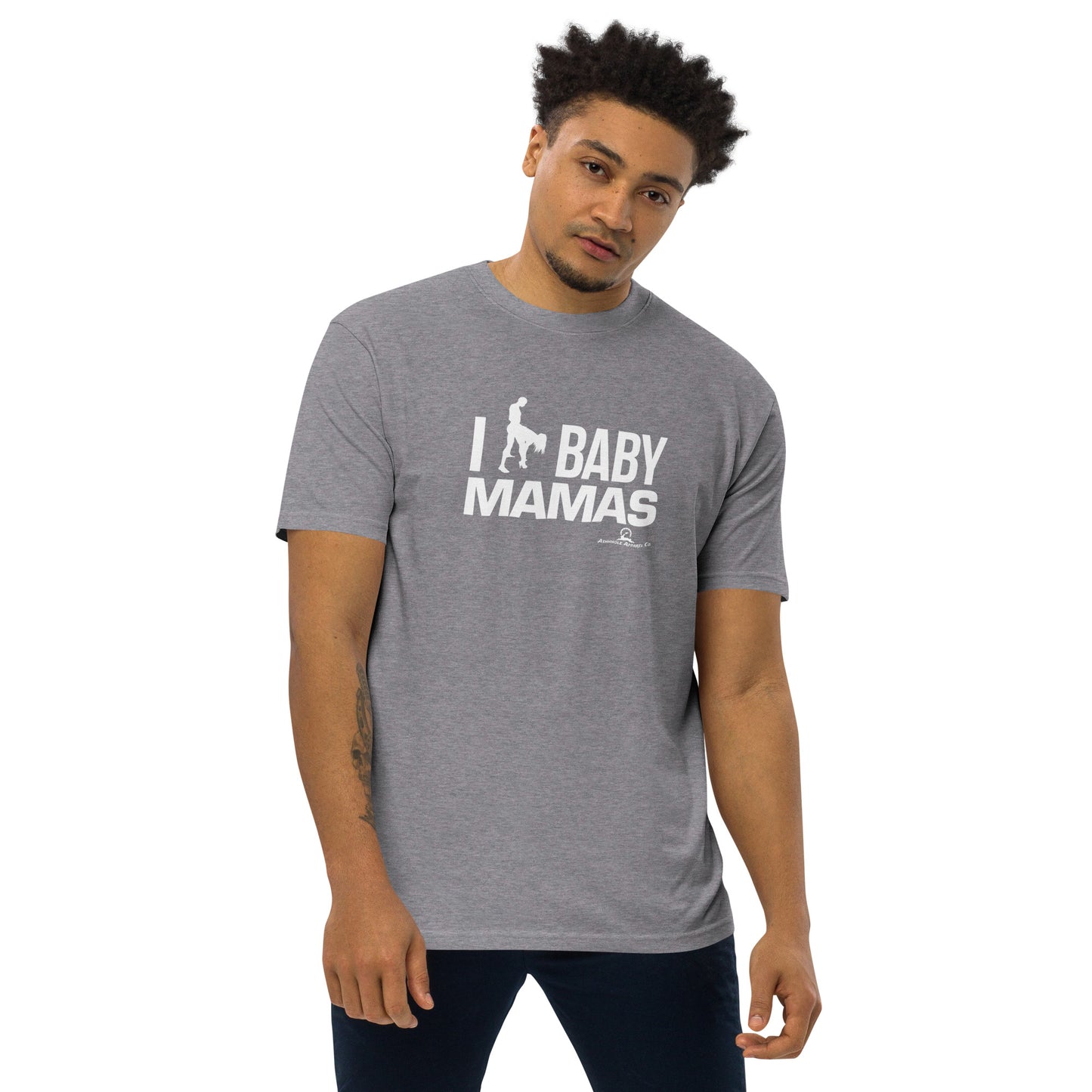 "I ** Baby Mamas" Men’s premium heavyweight tee