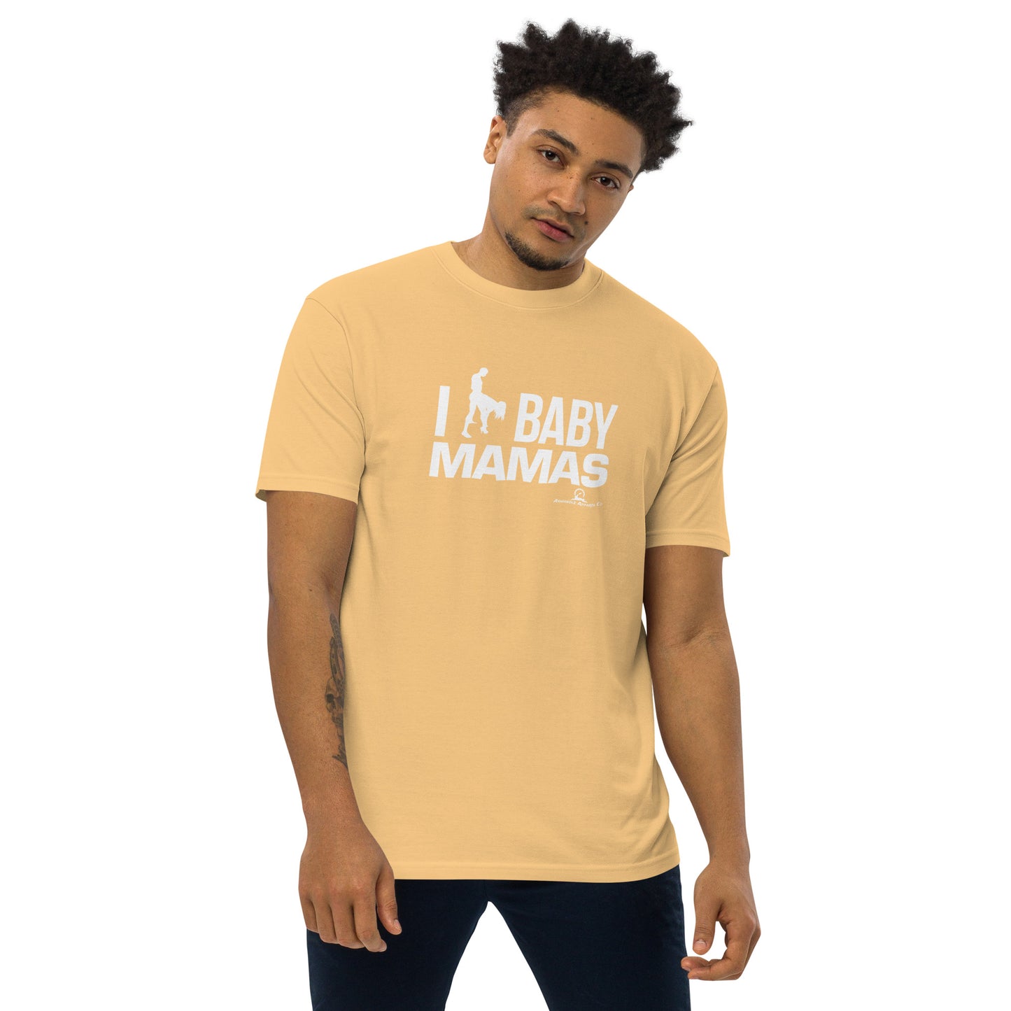 "I ** Baby Mamas" Men’s premium heavyweight tee