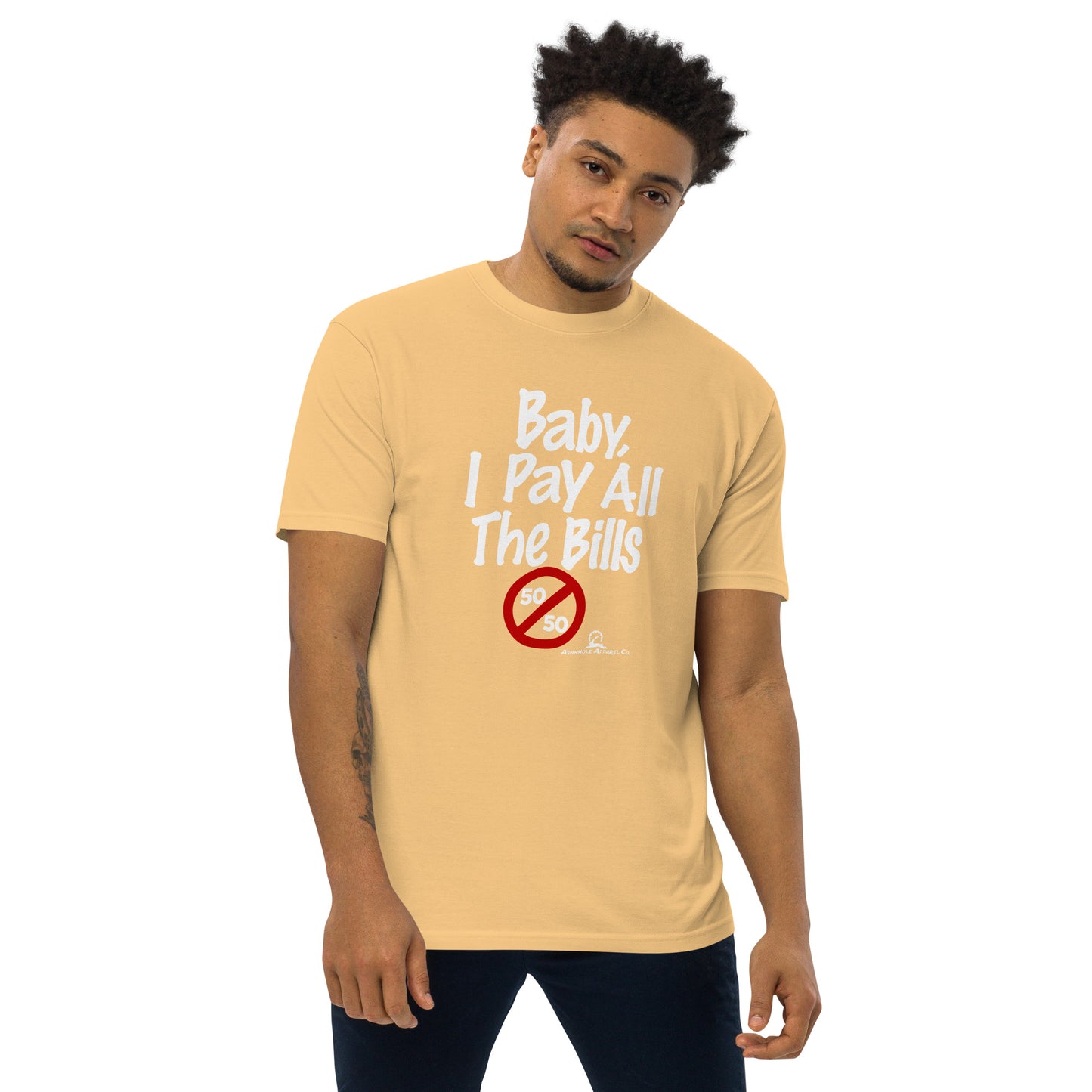 "Baby, I pay all the Bills" Men’s premium heavyweight tee