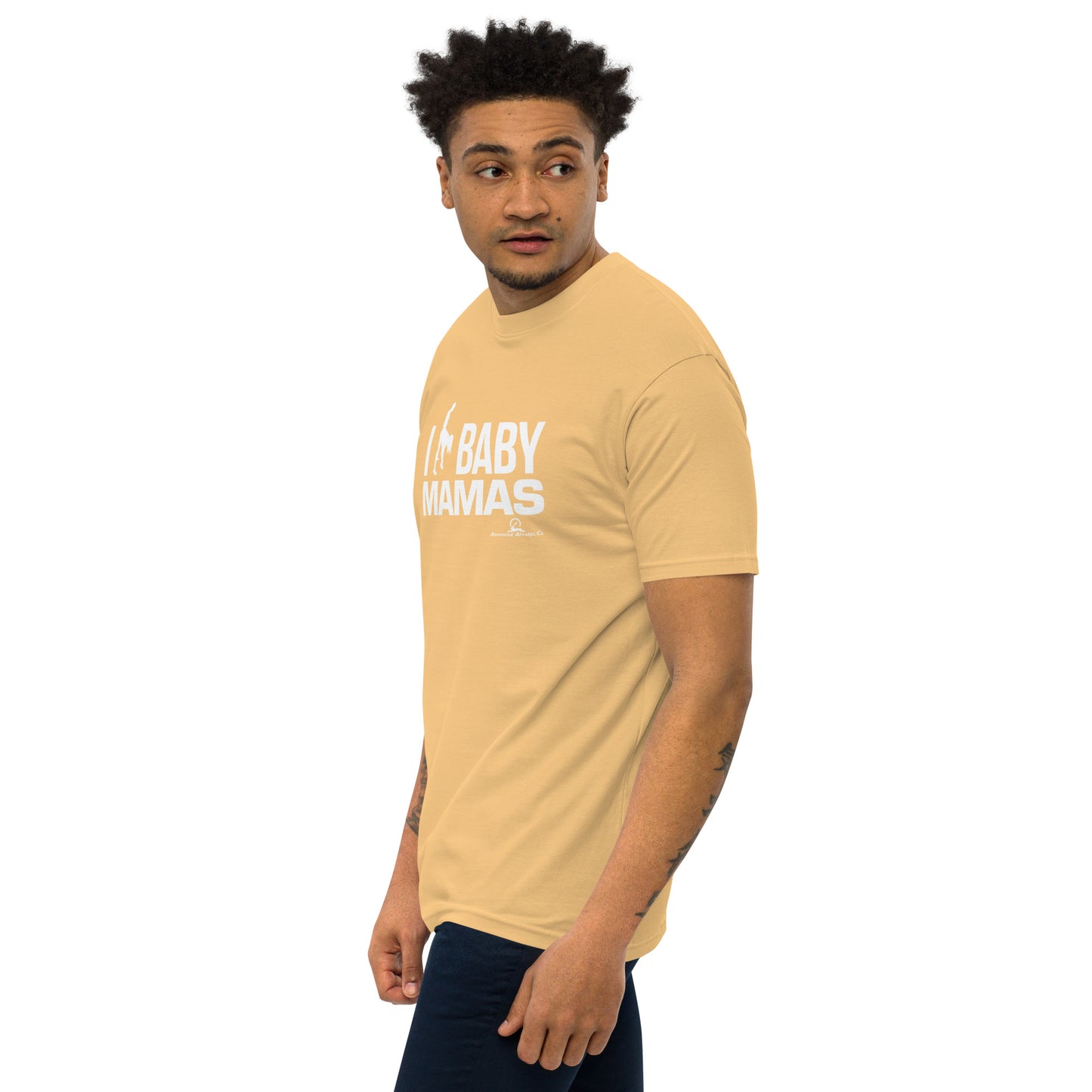 "I ** Baby Mamas" Men’s premium heavyweight tee