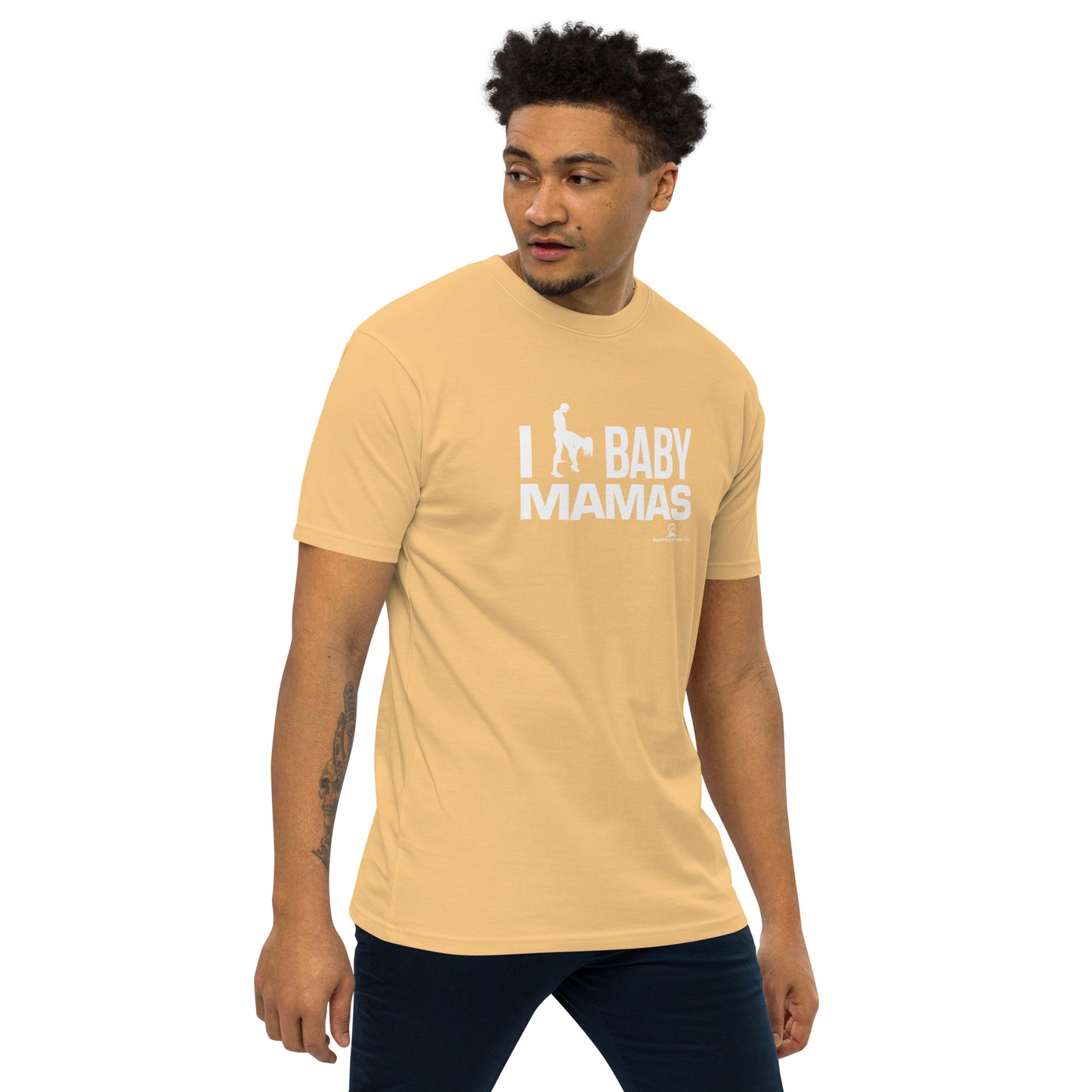 "I ** Baby Mamas" Men’s premium heavyweight tee