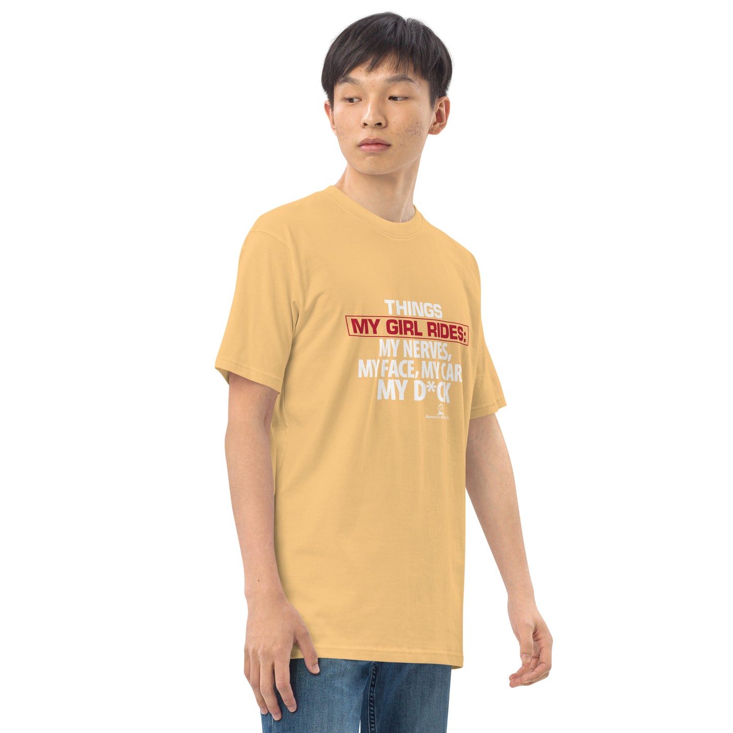 "My Girl Rides" Men’s premium heavyweight tee