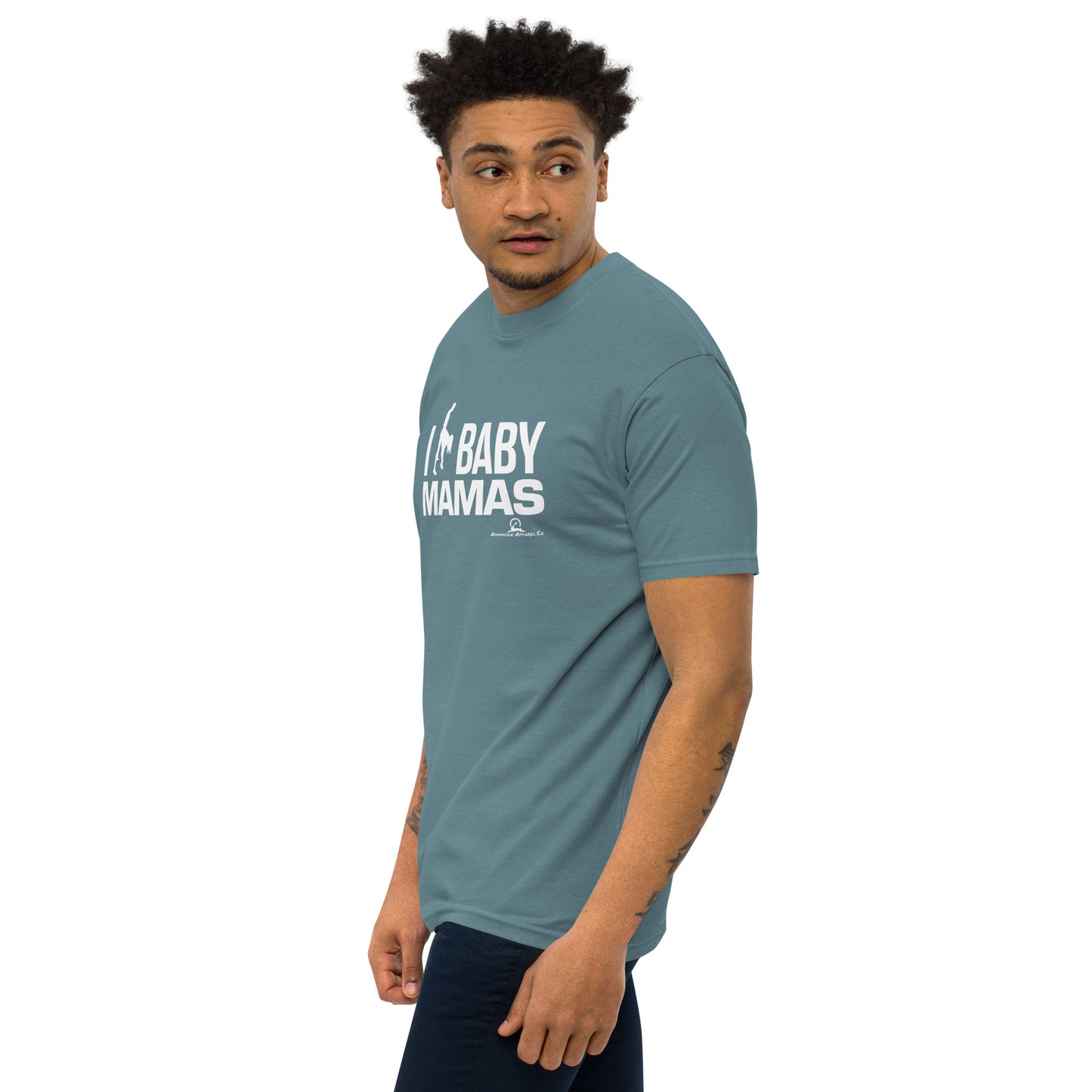 "I ** Baby Mamas" Men’s premium heavyweight tee