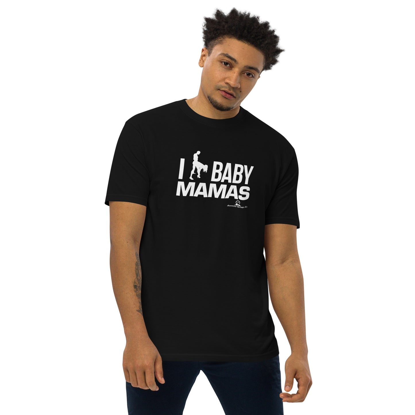 "I ** Baby Mamas" Men’s premium heavyweight tee