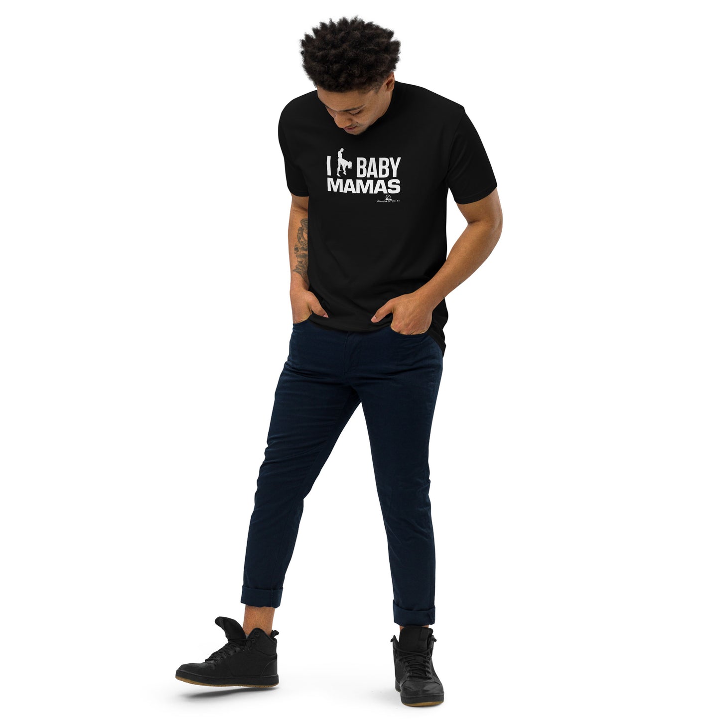 "I ** Baby Mamas" Men’s premium heavyweight tee