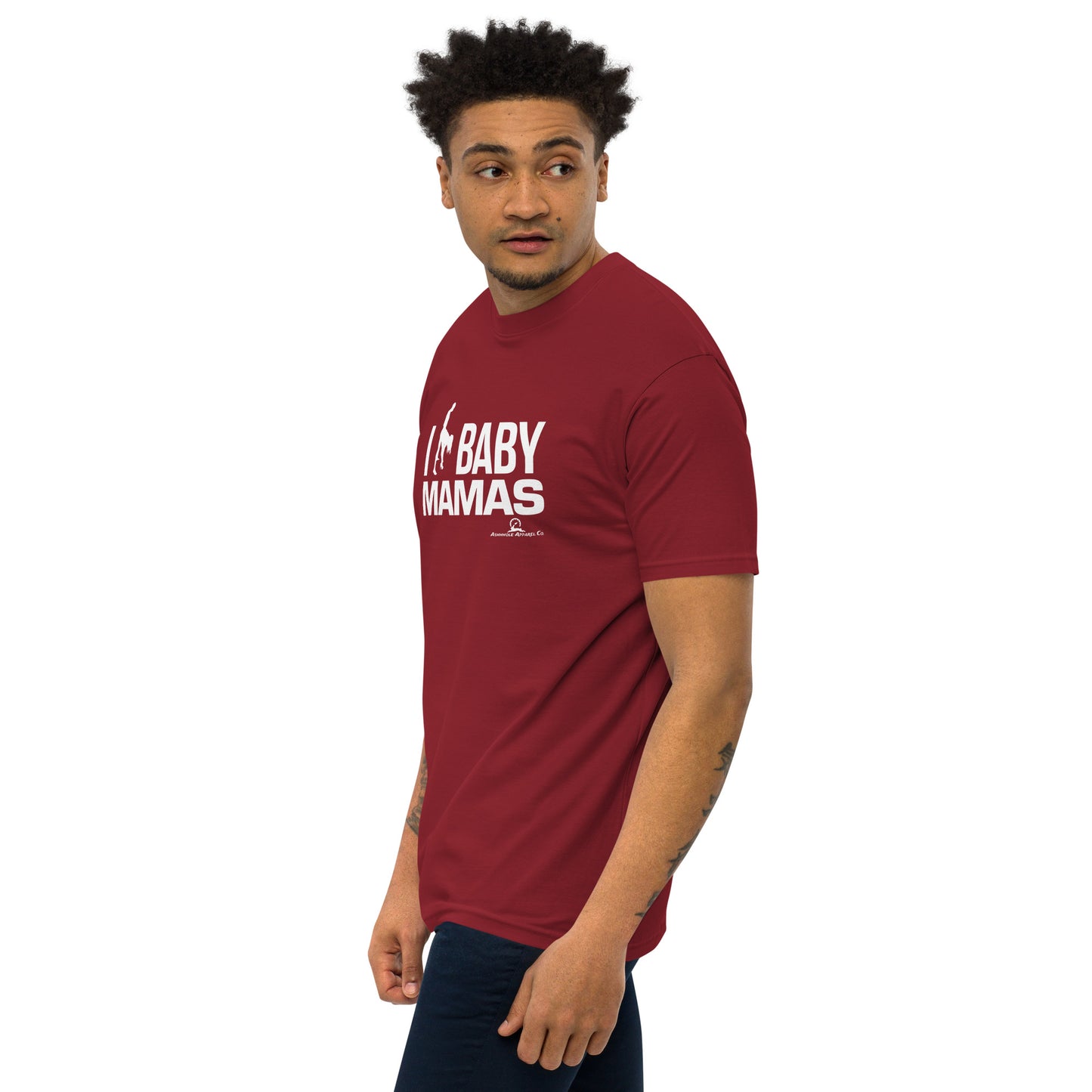 "I ** Baby Mamas" Men’s premium heavyweight tee