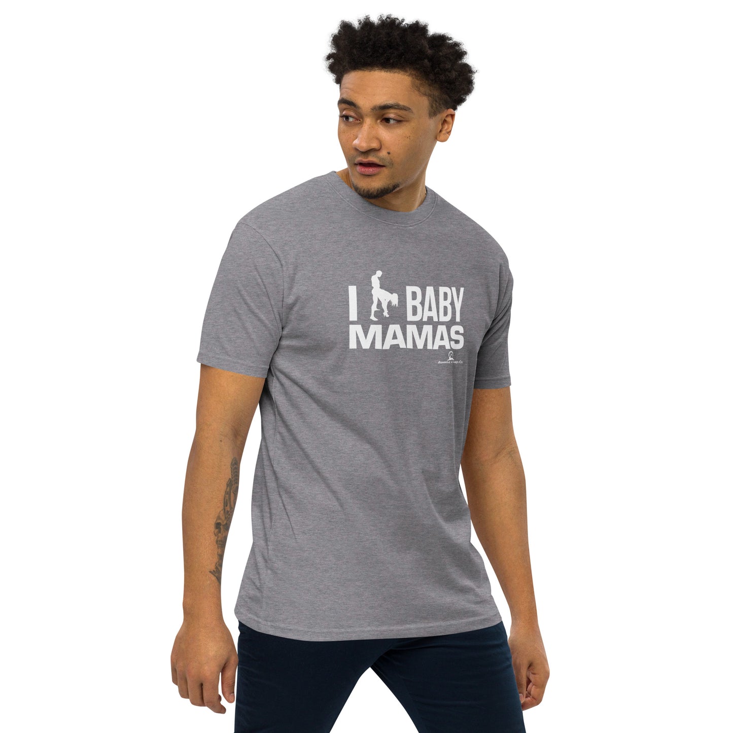 "I ** Baby Mamas" Men’s premium heavyweight tee