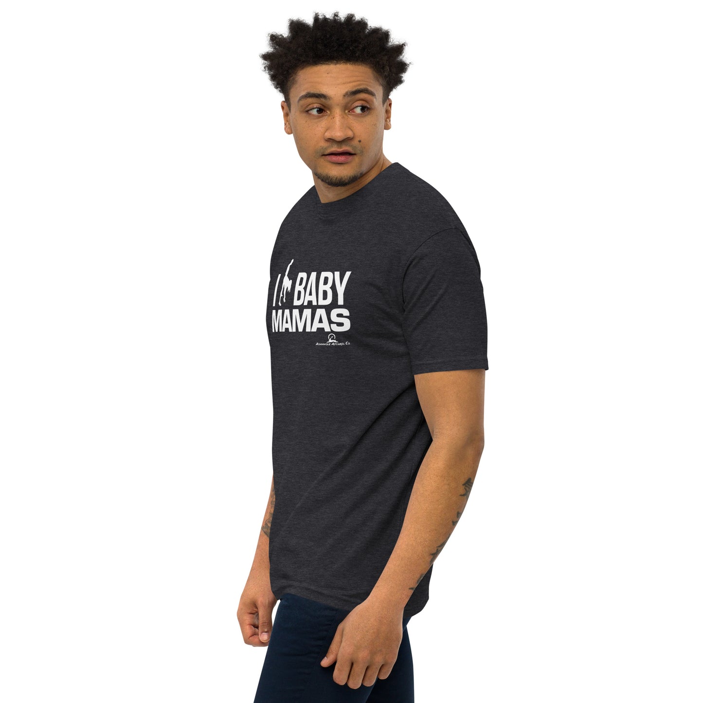 "I ** Baby Mamas" Men’s premium heavyweight tee